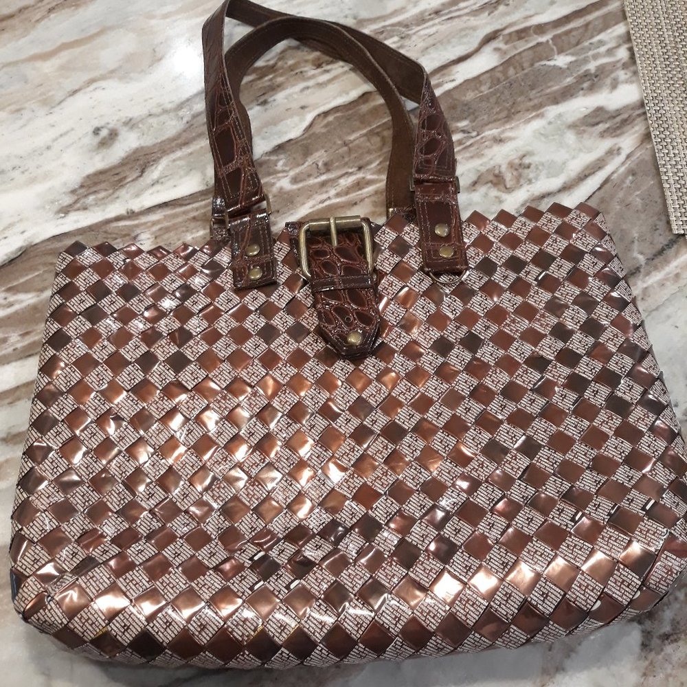 Nahui Ollin Large Candy Wrapper Tpte/Shoulder Bag - image 1